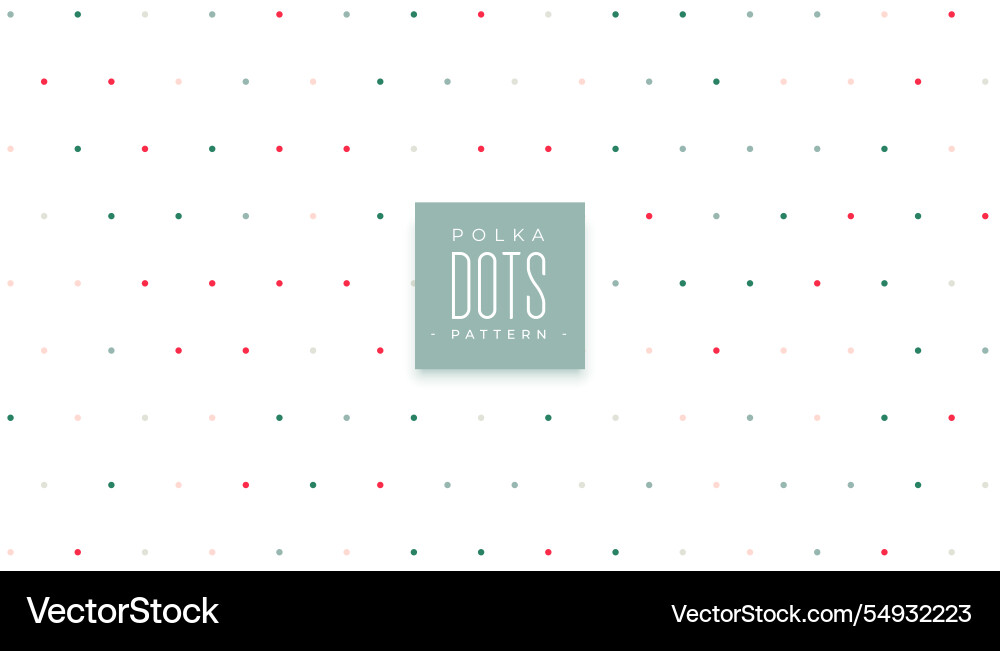 Abstract polka dot pattern banner to add texture vector image