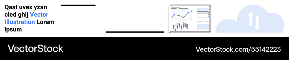 Daten- und Analyseübersicht mit Diagrammen Daten- und Analyseübersicht mit Diagrammen vektorbild