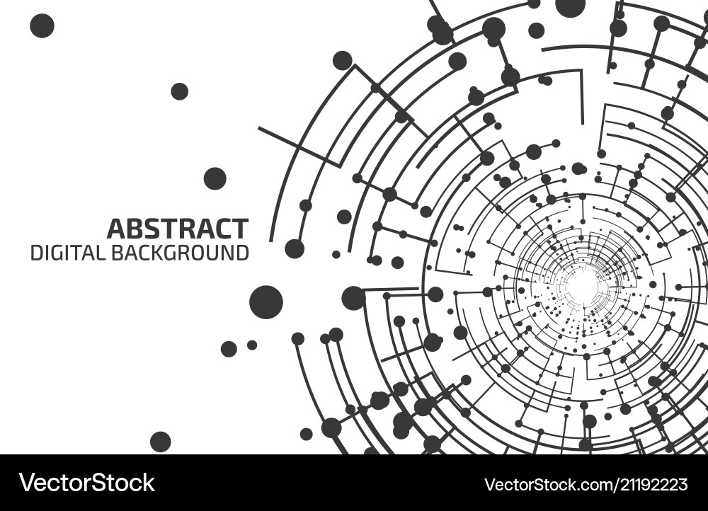 Digital Connection Abstract vector image