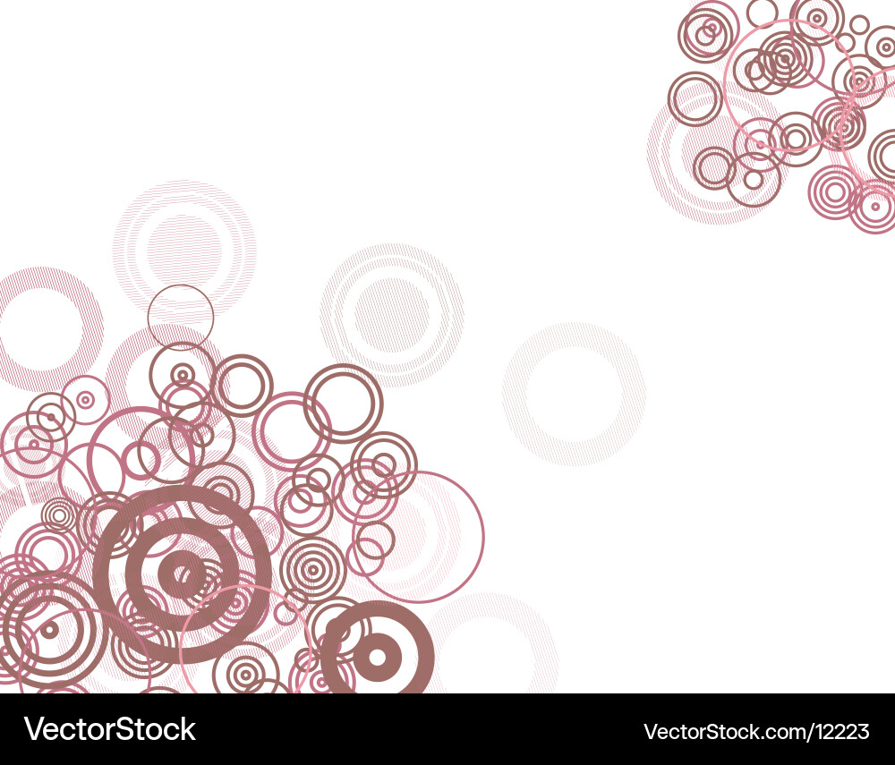 Dynamic Circle Pattern Vector Image