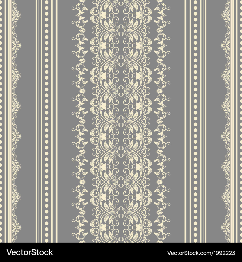 Elegant Damask Pattern Vector Image