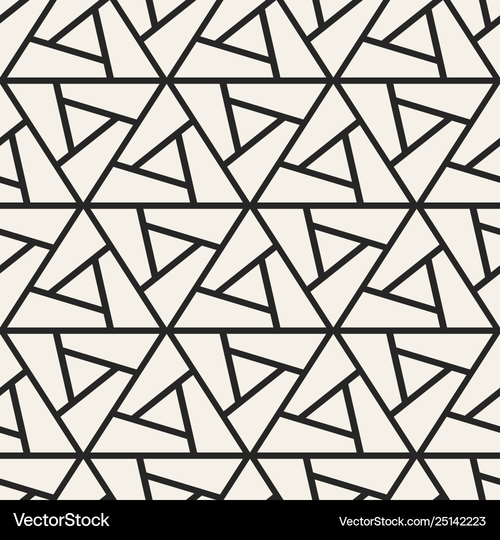 Geometric Triangle Pattern vector image