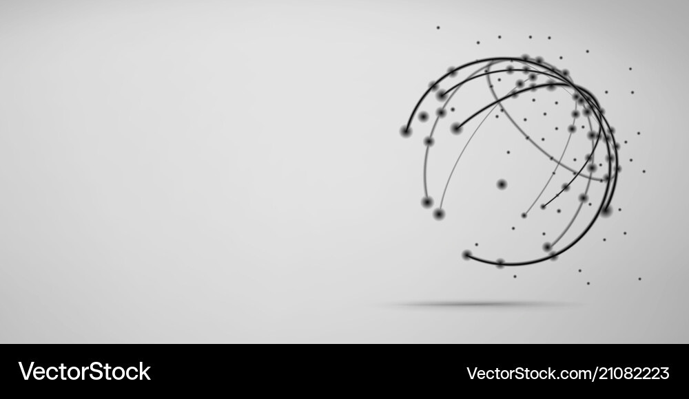 Global network connection visualization Global network connection visualization vector image