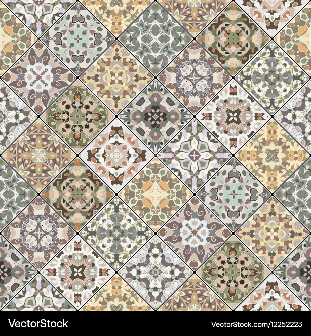 Patchwork abstrakte Muster vektorbild