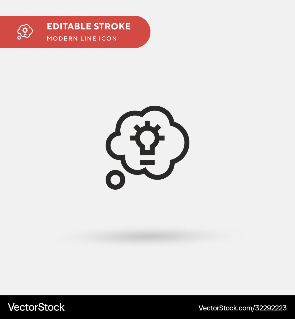 Thoughts simple icon symbol Vector Image