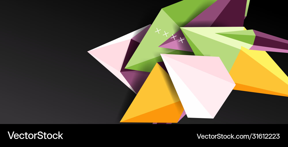 Trendy simple triangle abstract background Trendy simple triangle abstract background Vector Image
