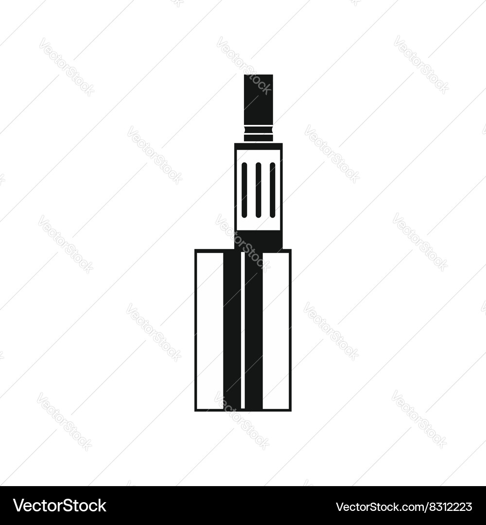 Vaping device icon simple style vector image