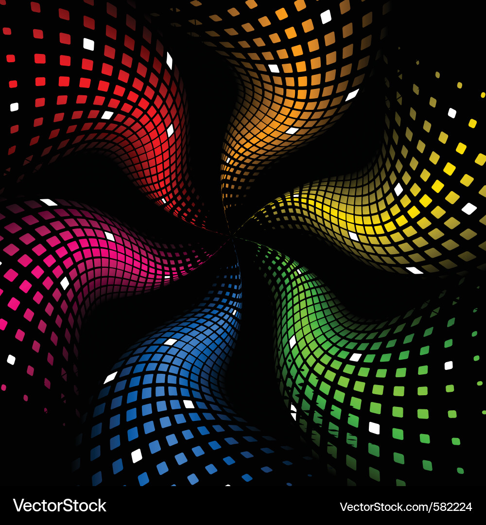 3d abstract dynamic vector image