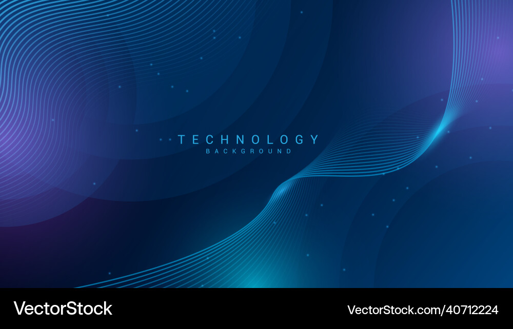 Abstract technology background with wave shapes Abstract technology background with wave shapes vector image