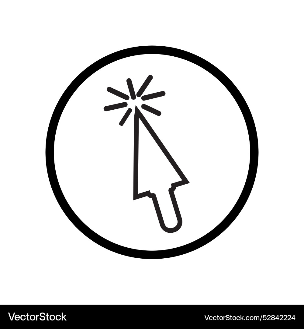 Computer mouse icon symbol design Vector Image