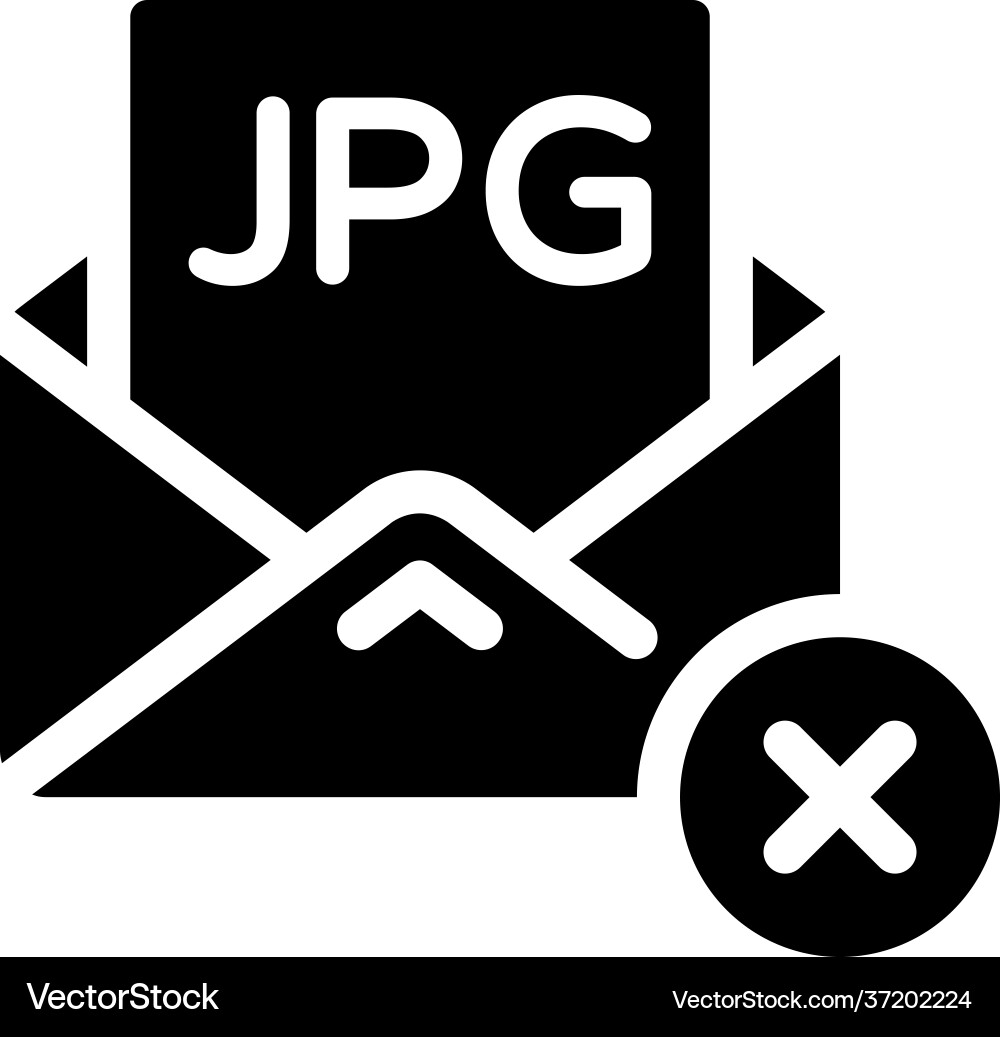 File format error vector image
