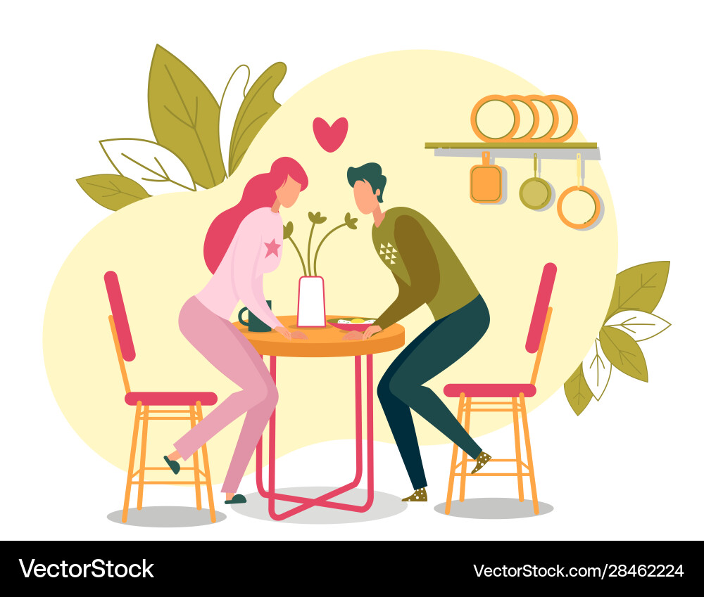 Loving Mann und Frau Paar auf Datierung im Café Loving Mann und Frau Paar auf Datierung im Café vektorbild