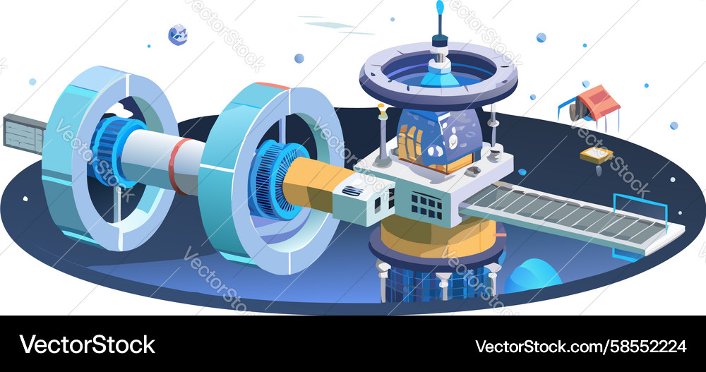 Rotating Core System Vector Image