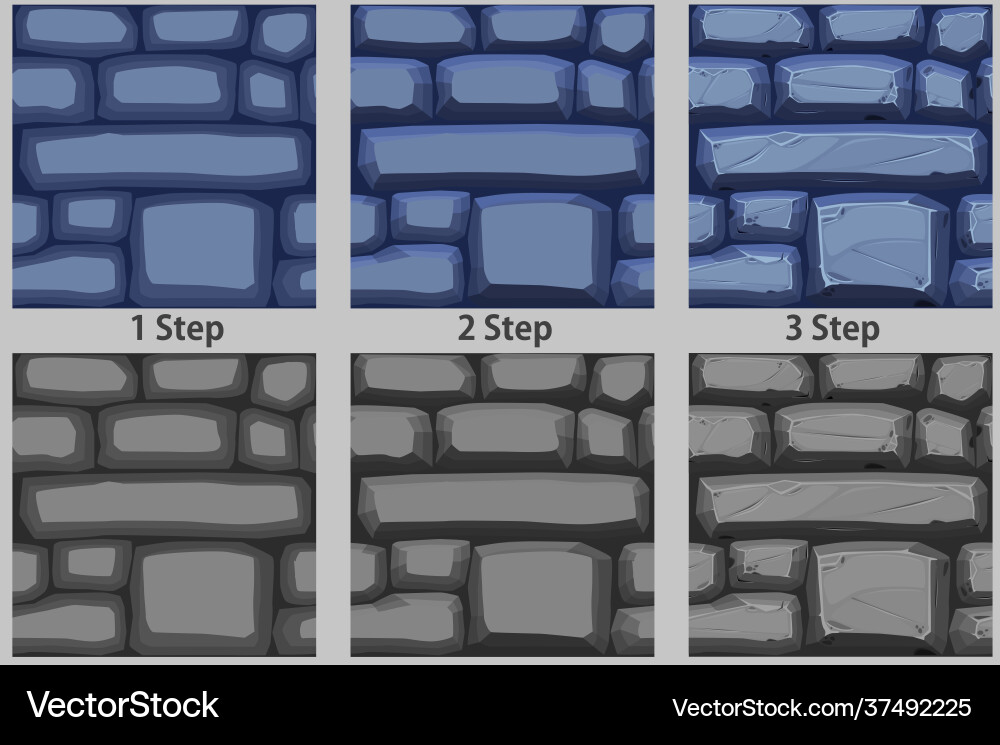 Cobblestone Texture - Stone Pattern vector image