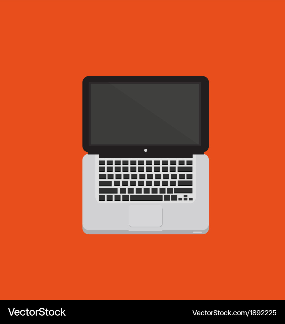 Minimal Computer Icon vector image