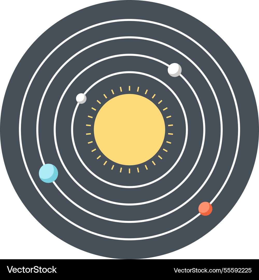 Research flat web icon Royalty Free Vector Image