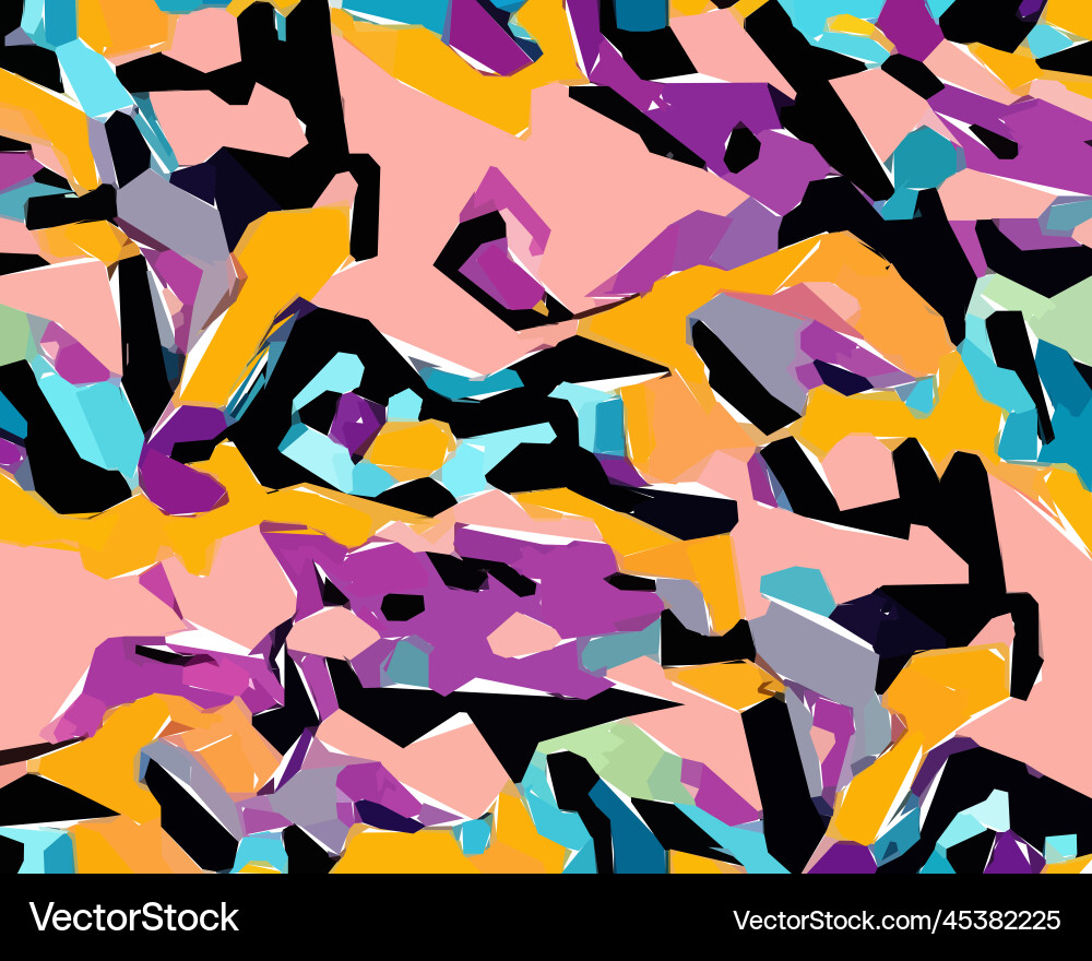 Set of colorful leaf patterns for web wallpaper Vector Image
