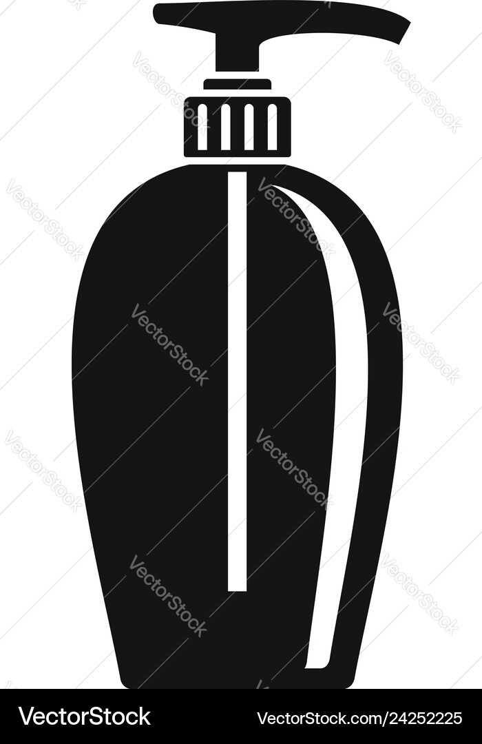 Soap dispenser icon simple style Soap dispenser icon simple style Vector Image
