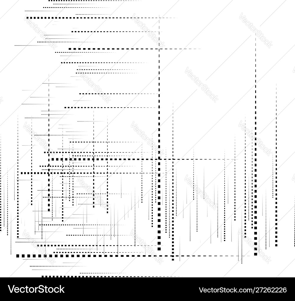 Abstract grid mesh random scatter chunks Abstract grid mesh random scatter chunks Vector Image