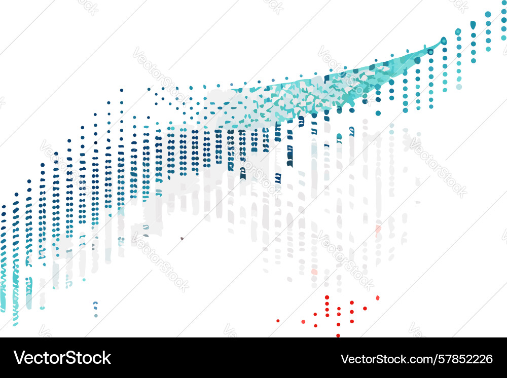 Abstract light blue vertical line array design Vector Image