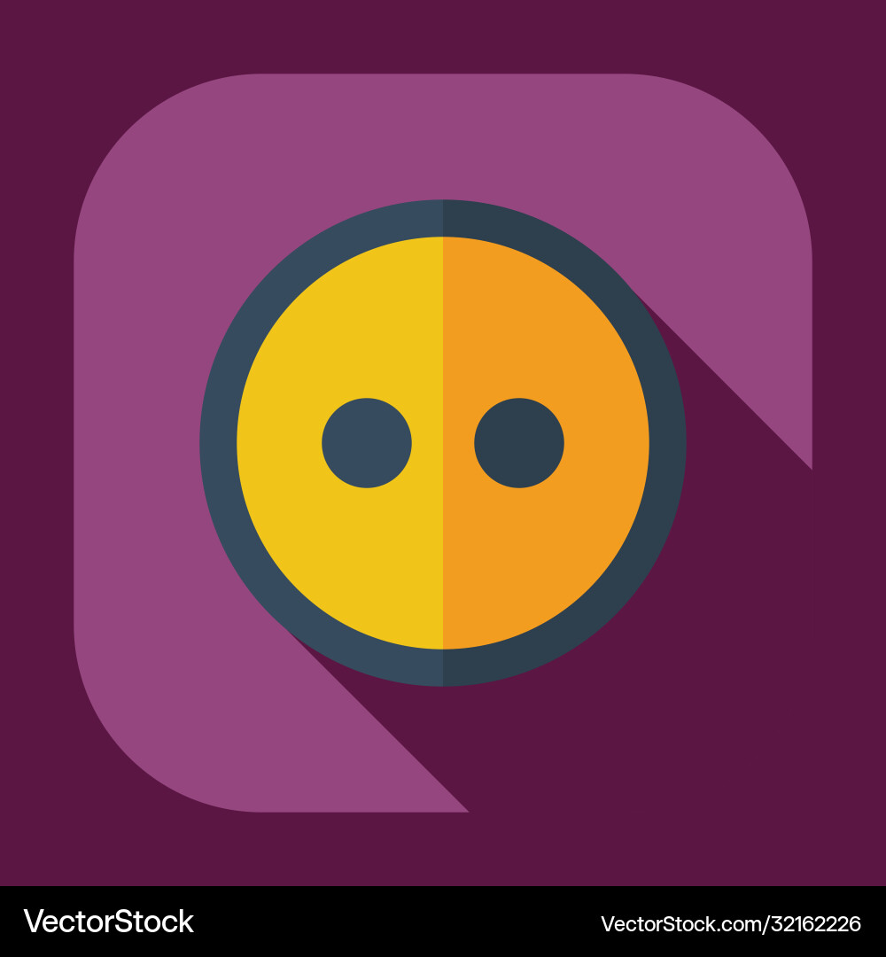 Flat modern design with shadow icons button Flat modern design with shadow icons button vector image