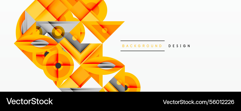 Geometric abstract composition with intersecting Geometric abstract composition with intersecting vector image
