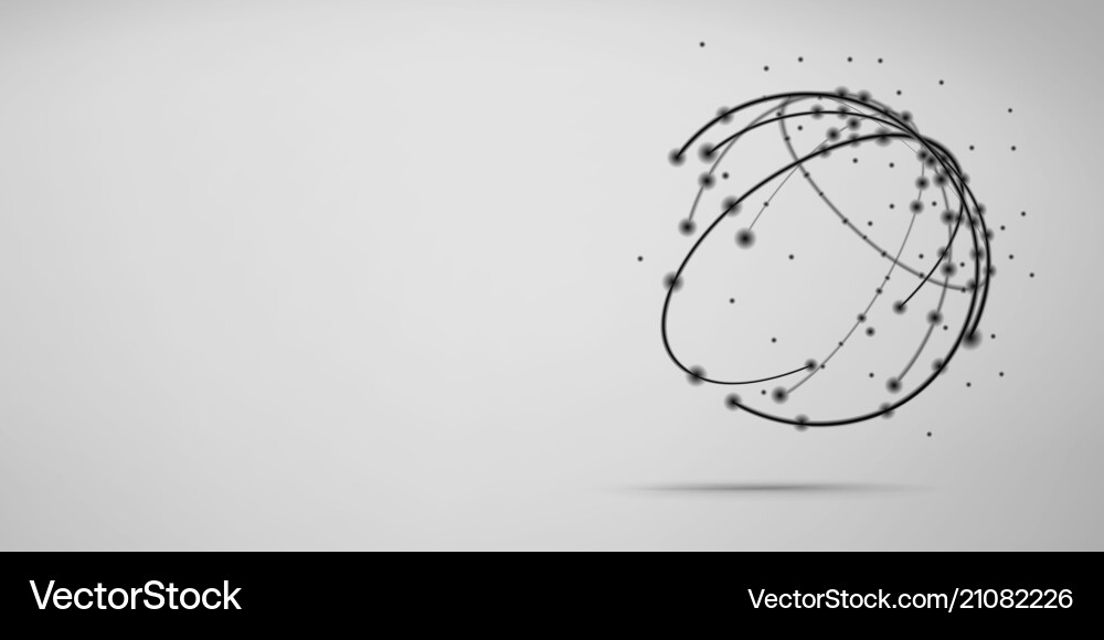 Global network connection visualization Global network connection visualization vector image
