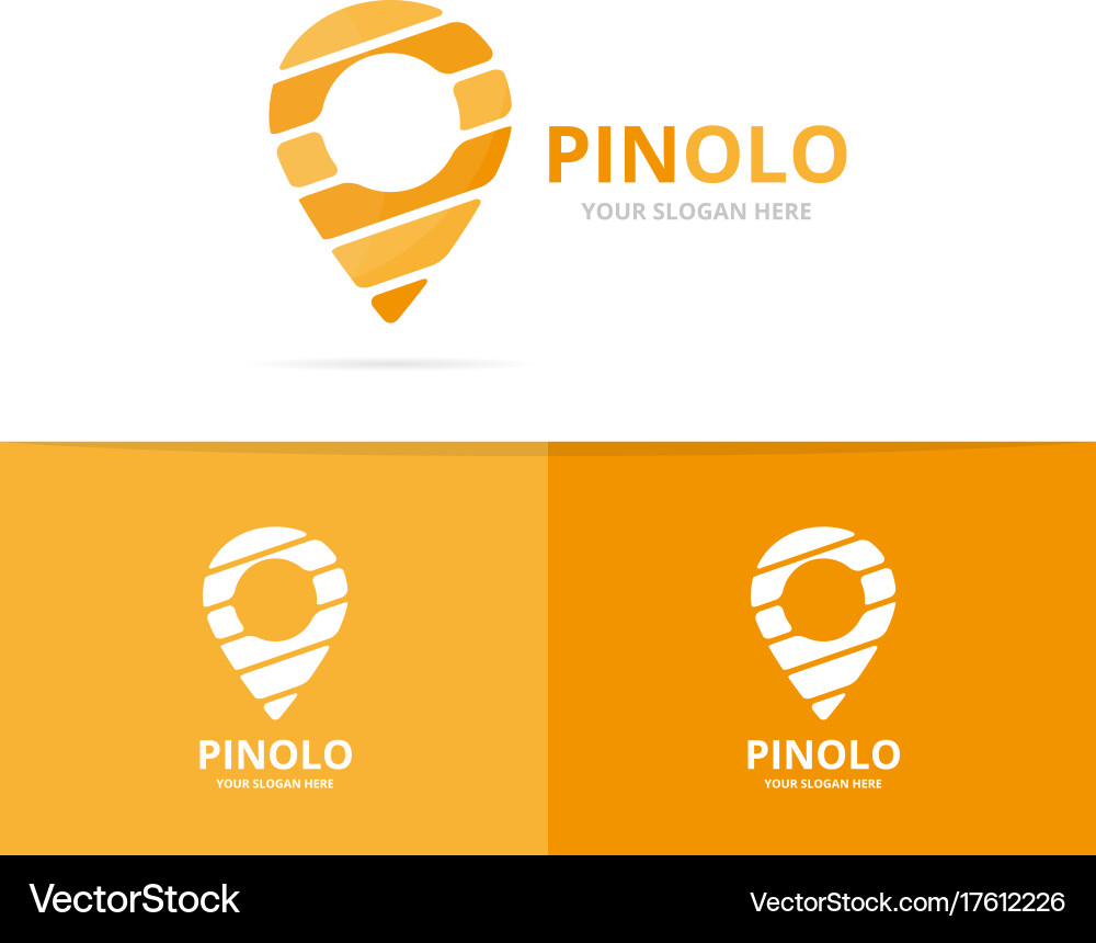 GPS Pointer Icon Set vector image