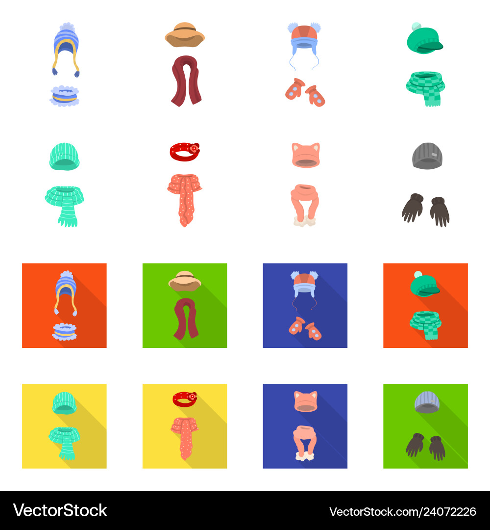 Isolated object of clothes and texture symbol Vector Image