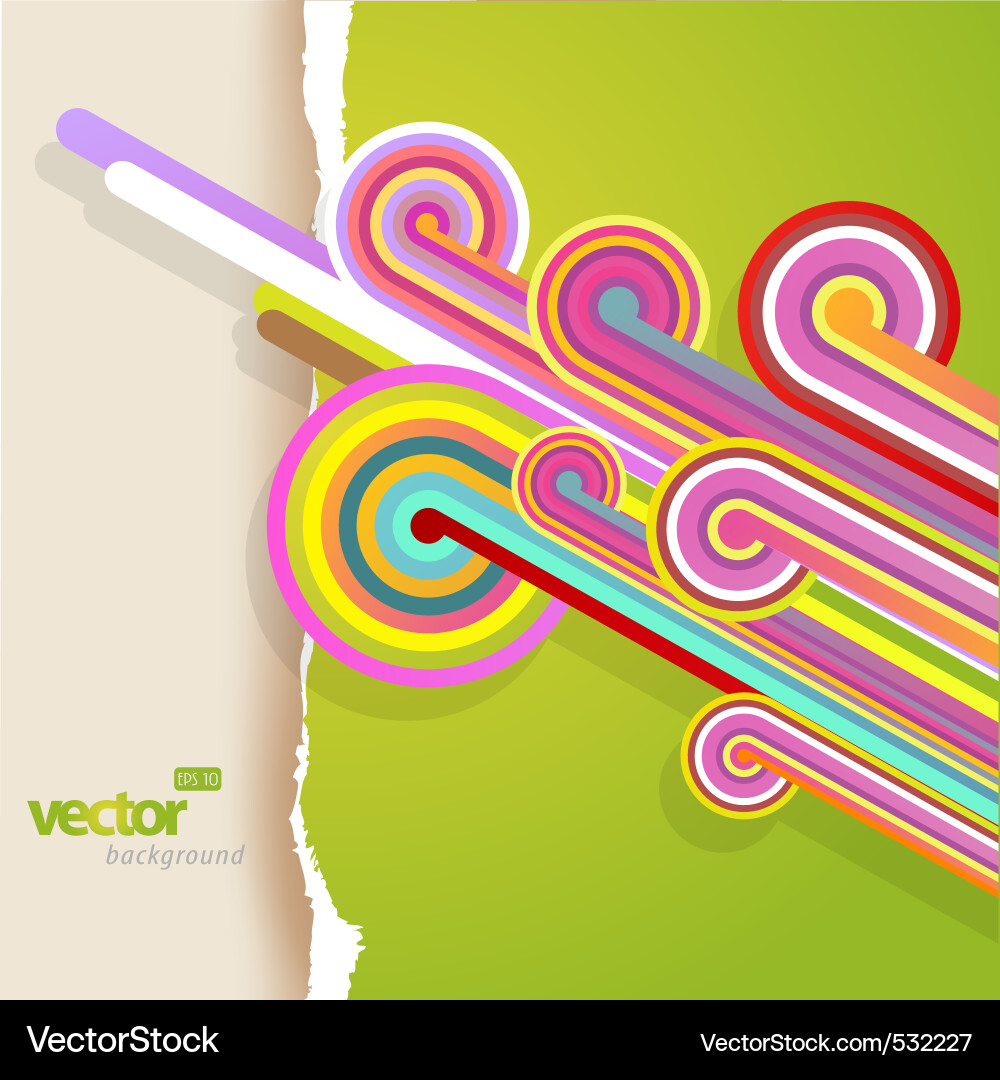 Abstract lines vector image