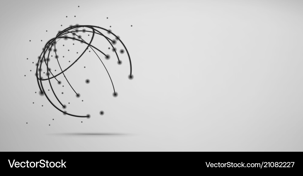 Global network connection visualization Global network connection visualization Vector Image