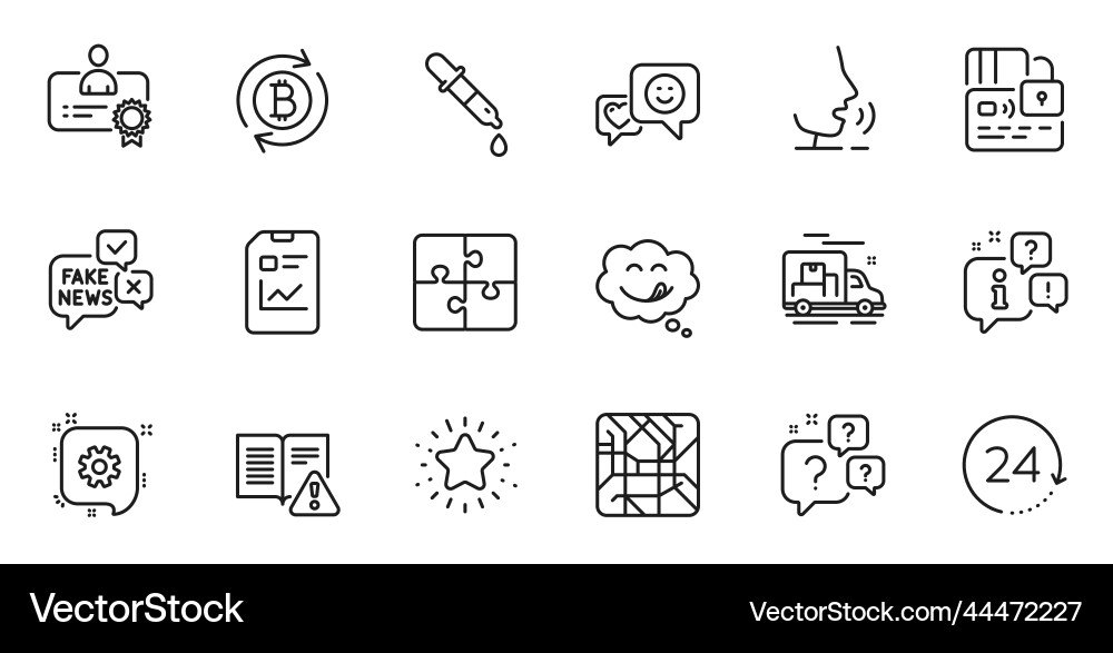 Outline set of question bubbles refresh bitcoin Outline set of question bubbles refresh bitcoin vector image