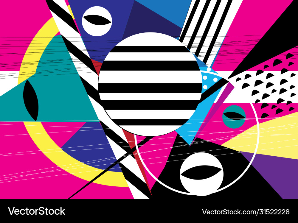 Abstract background with different geometric Abstract background with different geometric vector image