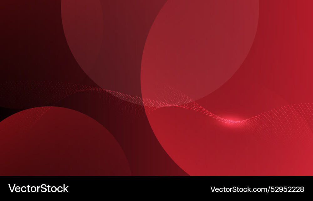 Abstract red circles and dot particle element Abstract red circles and dot particle element vector image