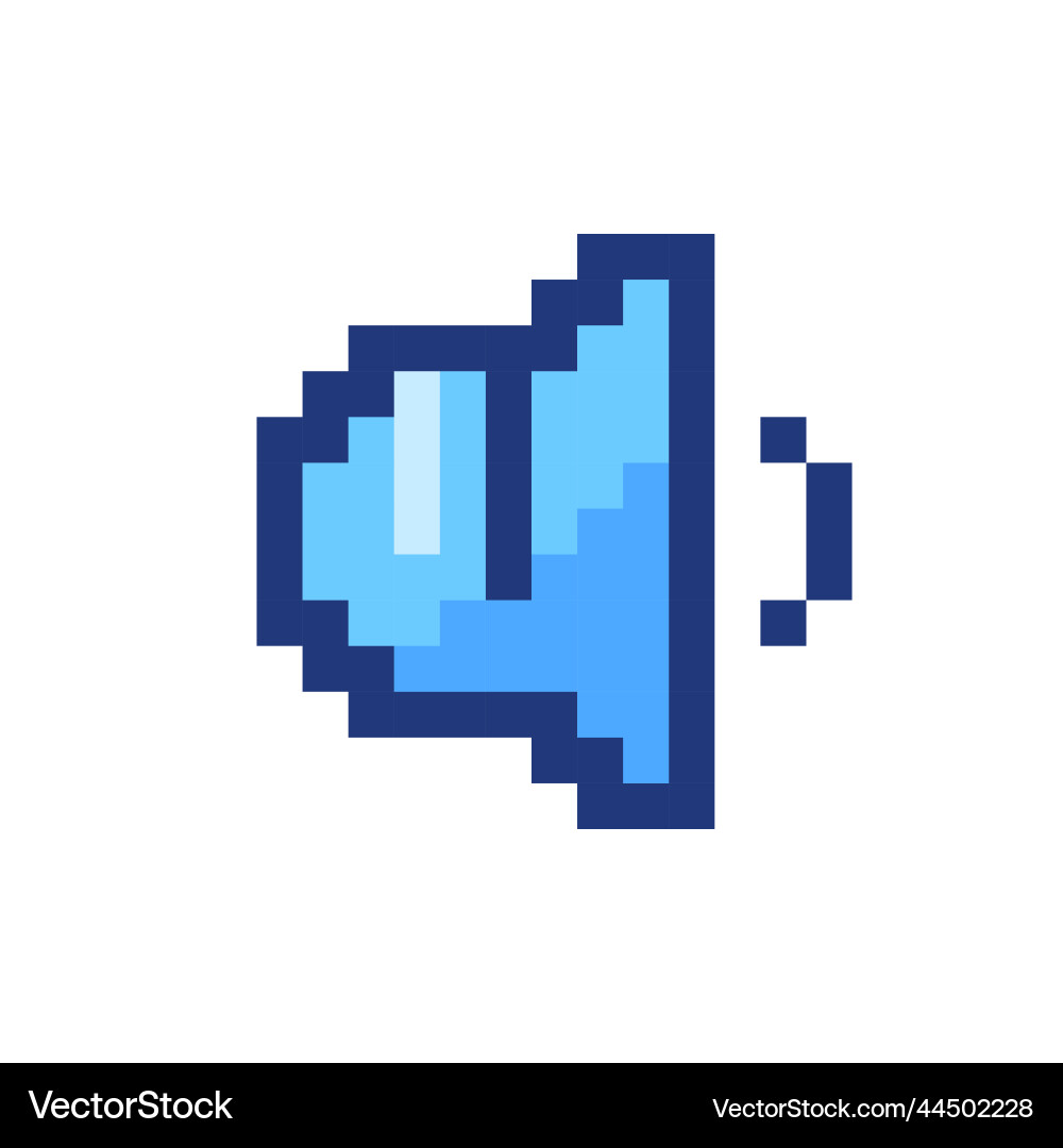 Change ringer volume pixelated rgb color ui icon Change ringer volume pixelated rgb color ui icon vector image