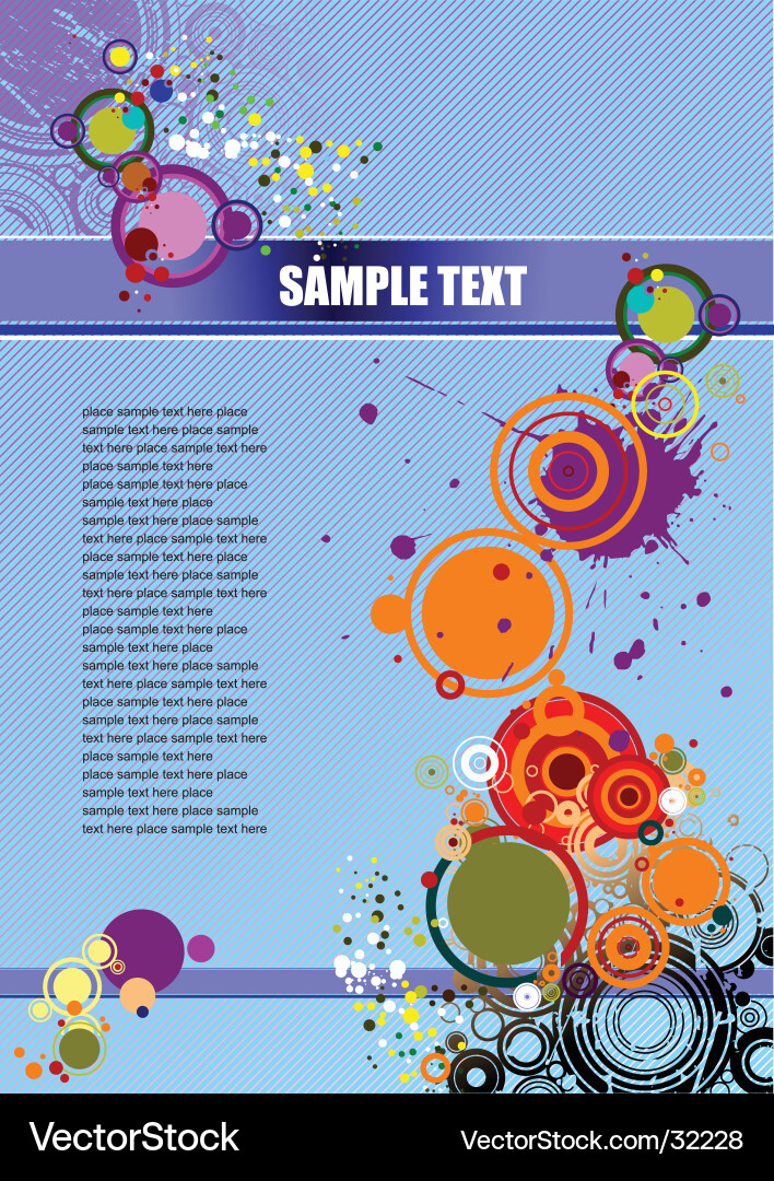 Dynamic Splash Background Vector Image