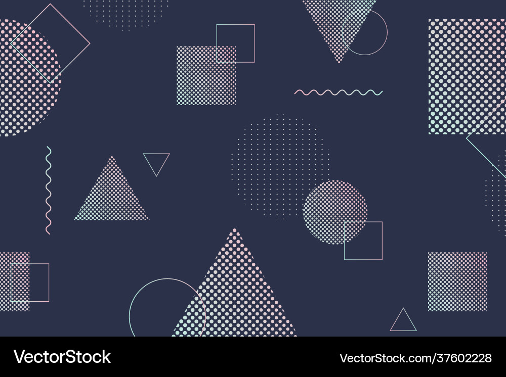 Geometric Halftone Gradient Background Vector Image