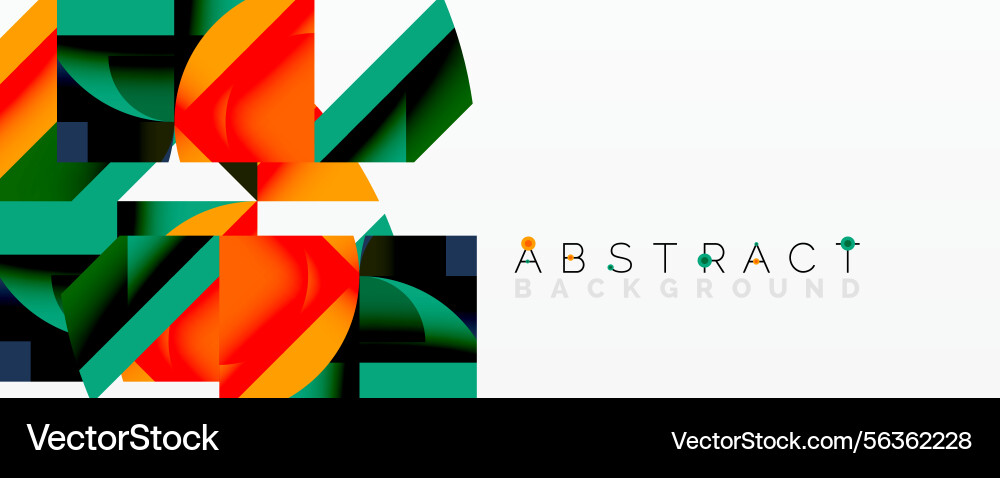 Geometric shapes overlap creating vibrant Geometric shapes overlap creating vibrant vector image