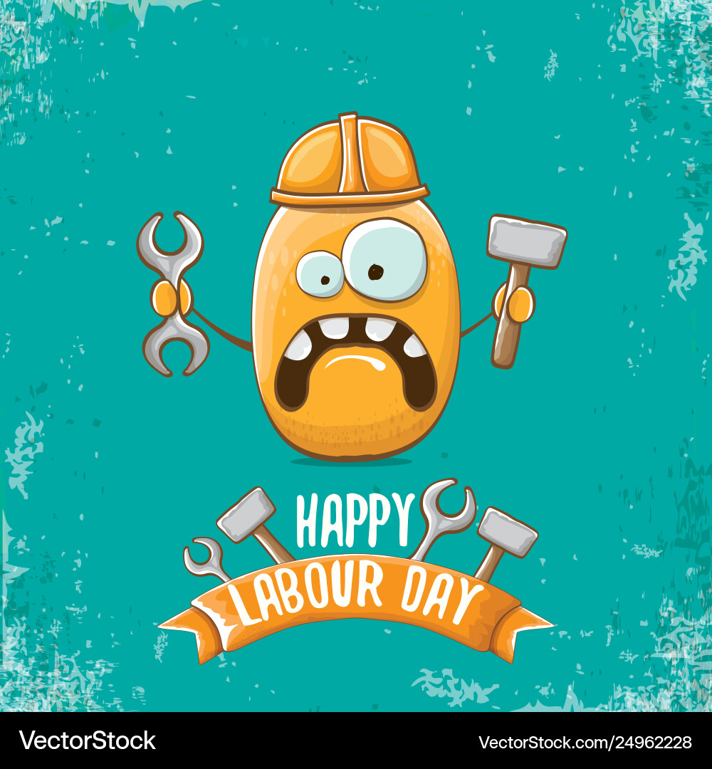 International workers day or labour greeting International workers day or labour greeting vector image