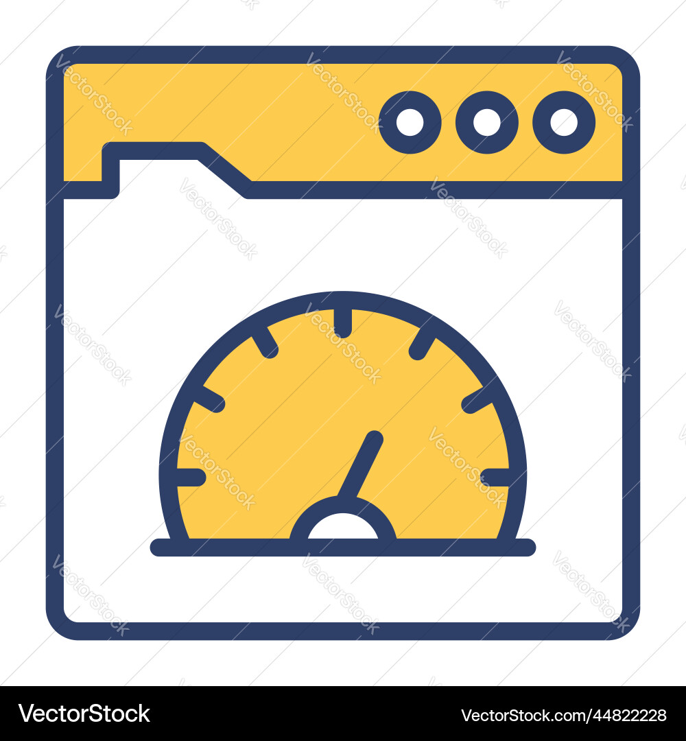 Performance icon user interface as a simple sign vector image