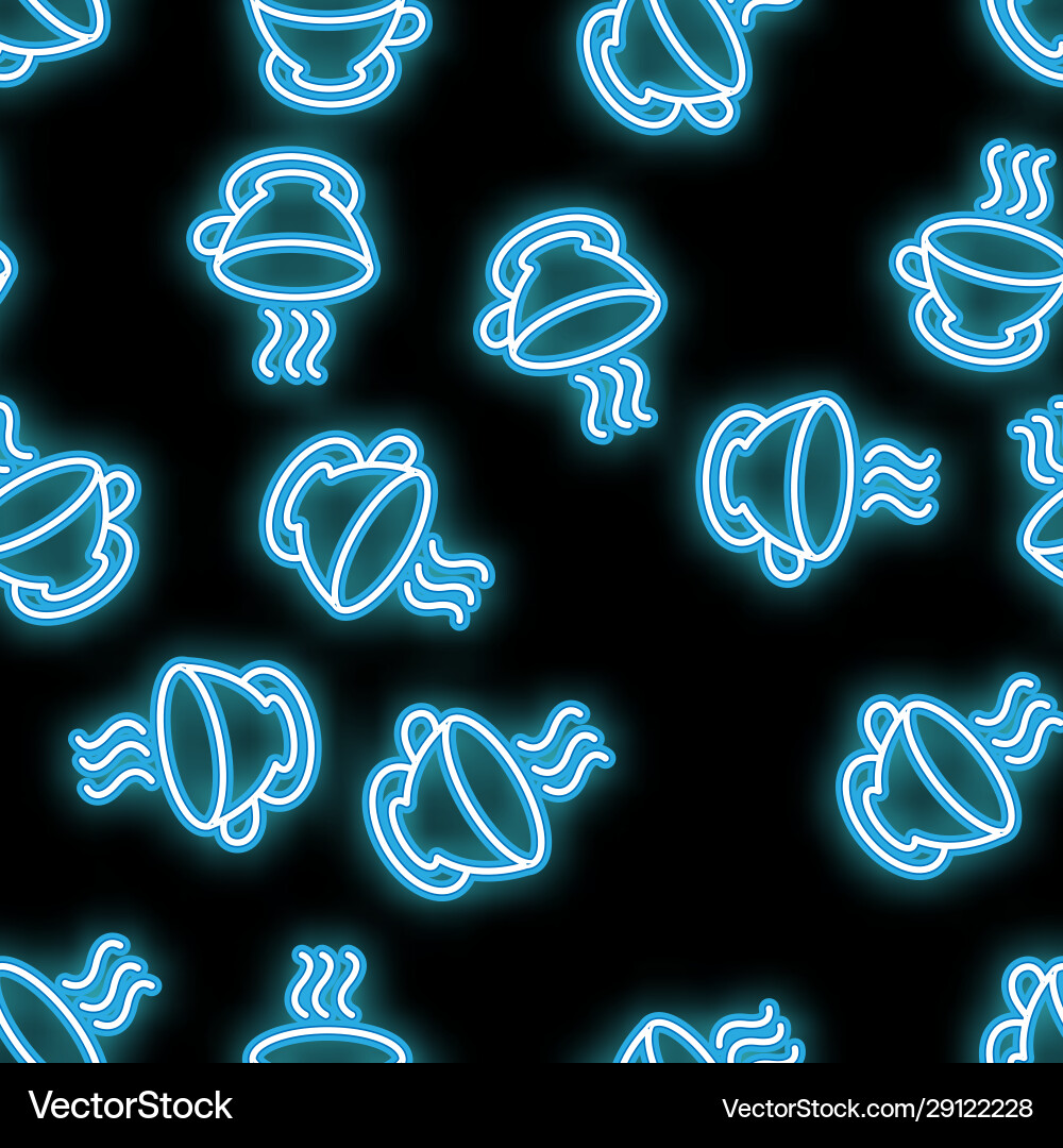 Seamless pattern texture abstract neon vector image