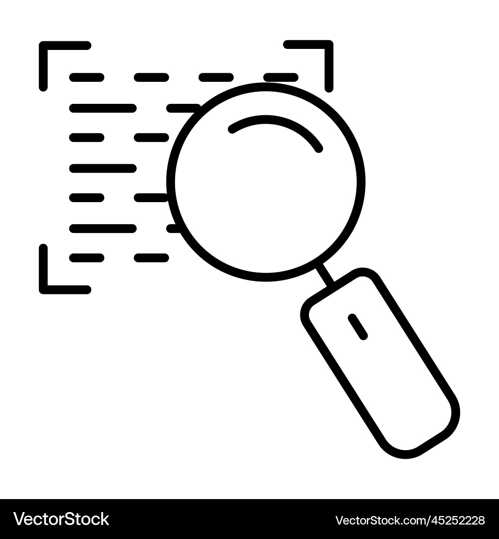 Search icon with programming editor searching Search icon with programming editor searching vector image