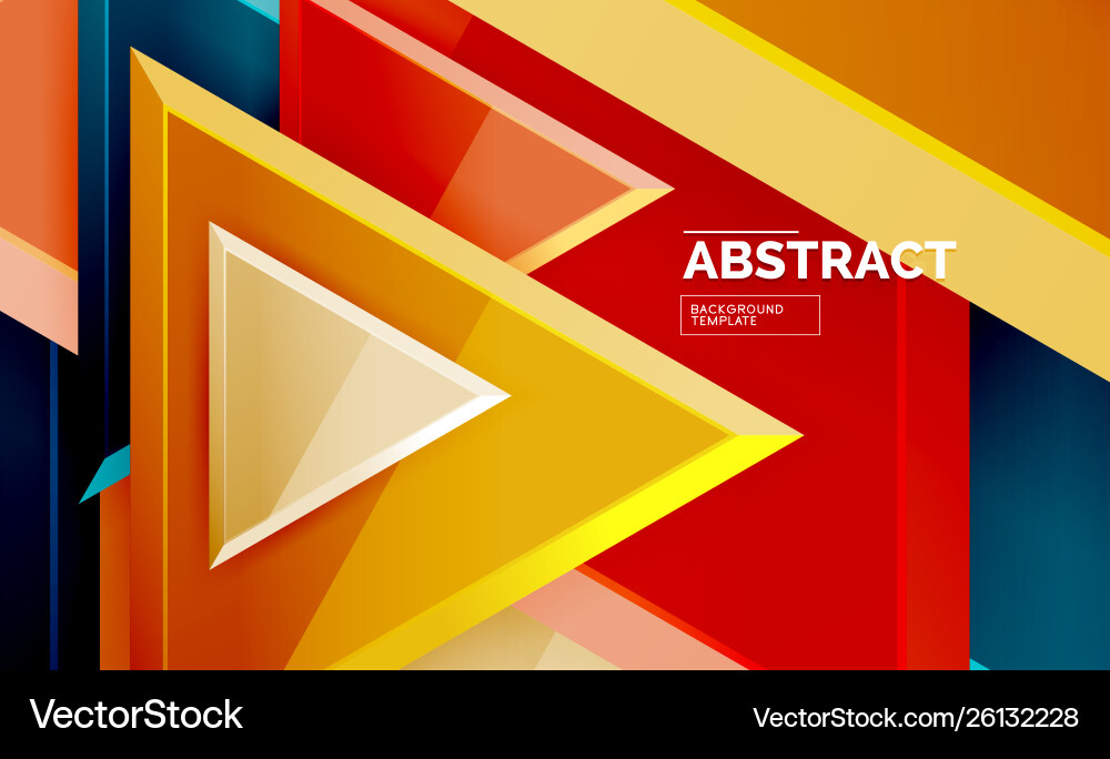 Triangular low poly background design Triangular low poly background design Vector Image
