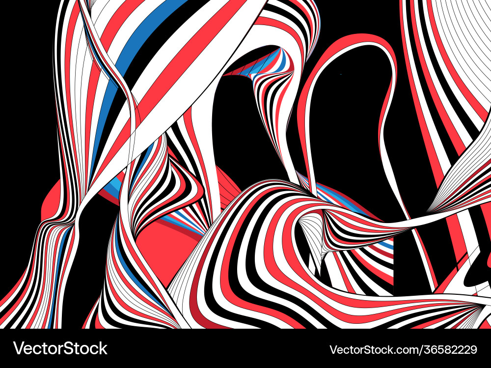 Abstract linear background with waves Abstract linear background with waves vector image