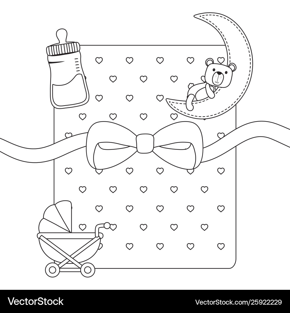 Babydusche Symbol Design Babydusche Symbol Design Vektorbild
