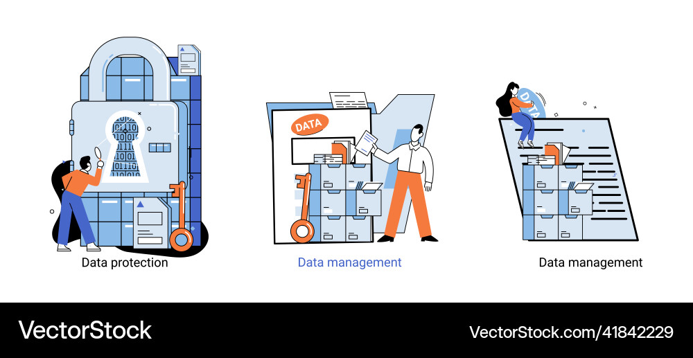 Big data analytics platform management Big data analytics platform management vector image