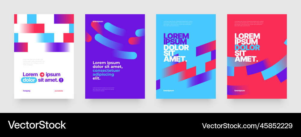 Dynamic Event Layout Template vector image