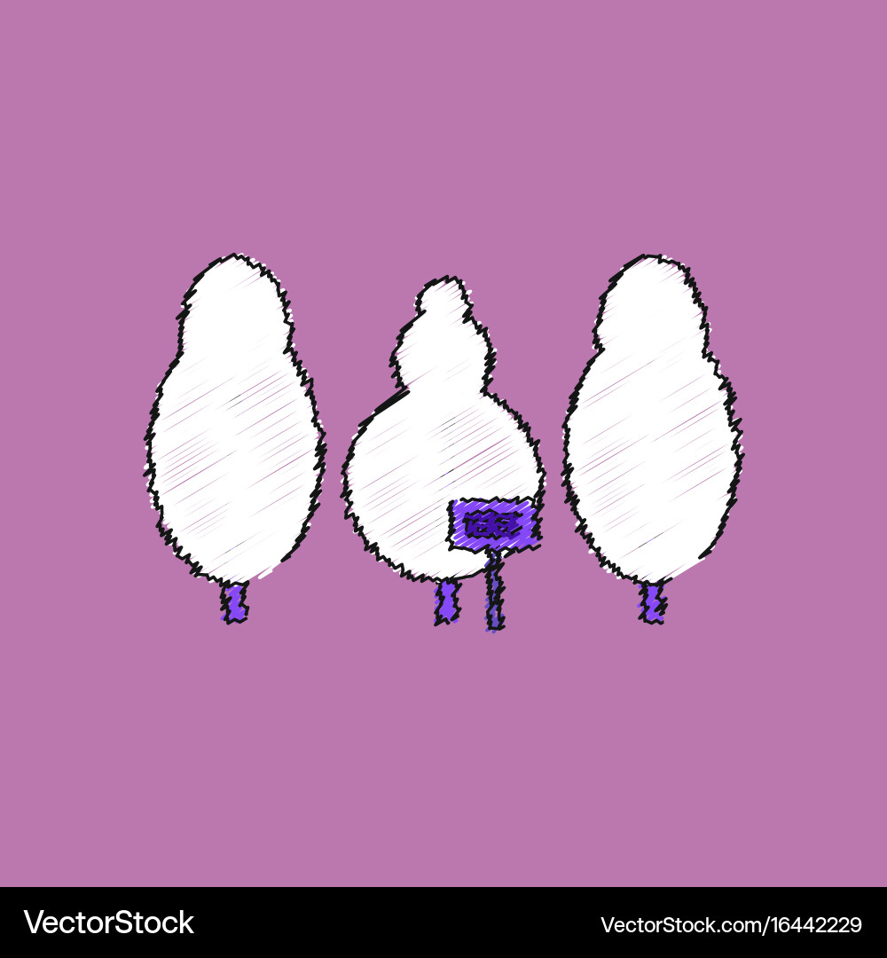Flat shading style icon save the trees Vector Image