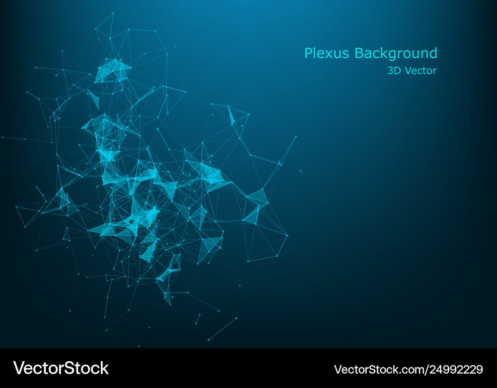 Geometric abstract background with connected Geometric abstract background with connected vector image