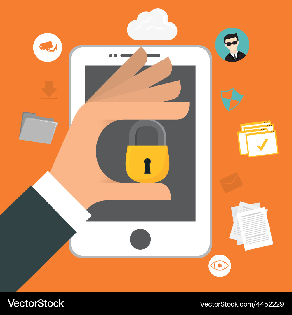 Security system design Vector Image